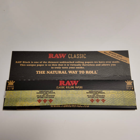 RAW Black Classic King Size Slim Papers