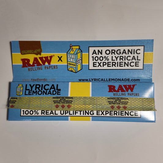 RAW Lyrical Lemonade Flavor King Size Wide Papers