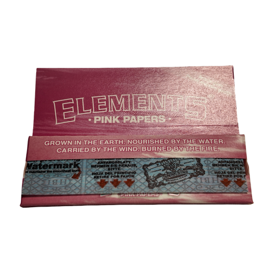 ELEMENTS Pink 1 1/4 Rolling Papers