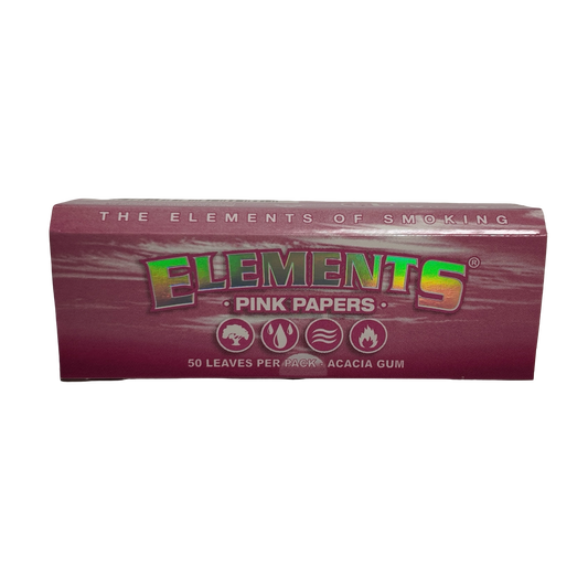 ELEMENTS Pink 1 1/4 Rolling Papers